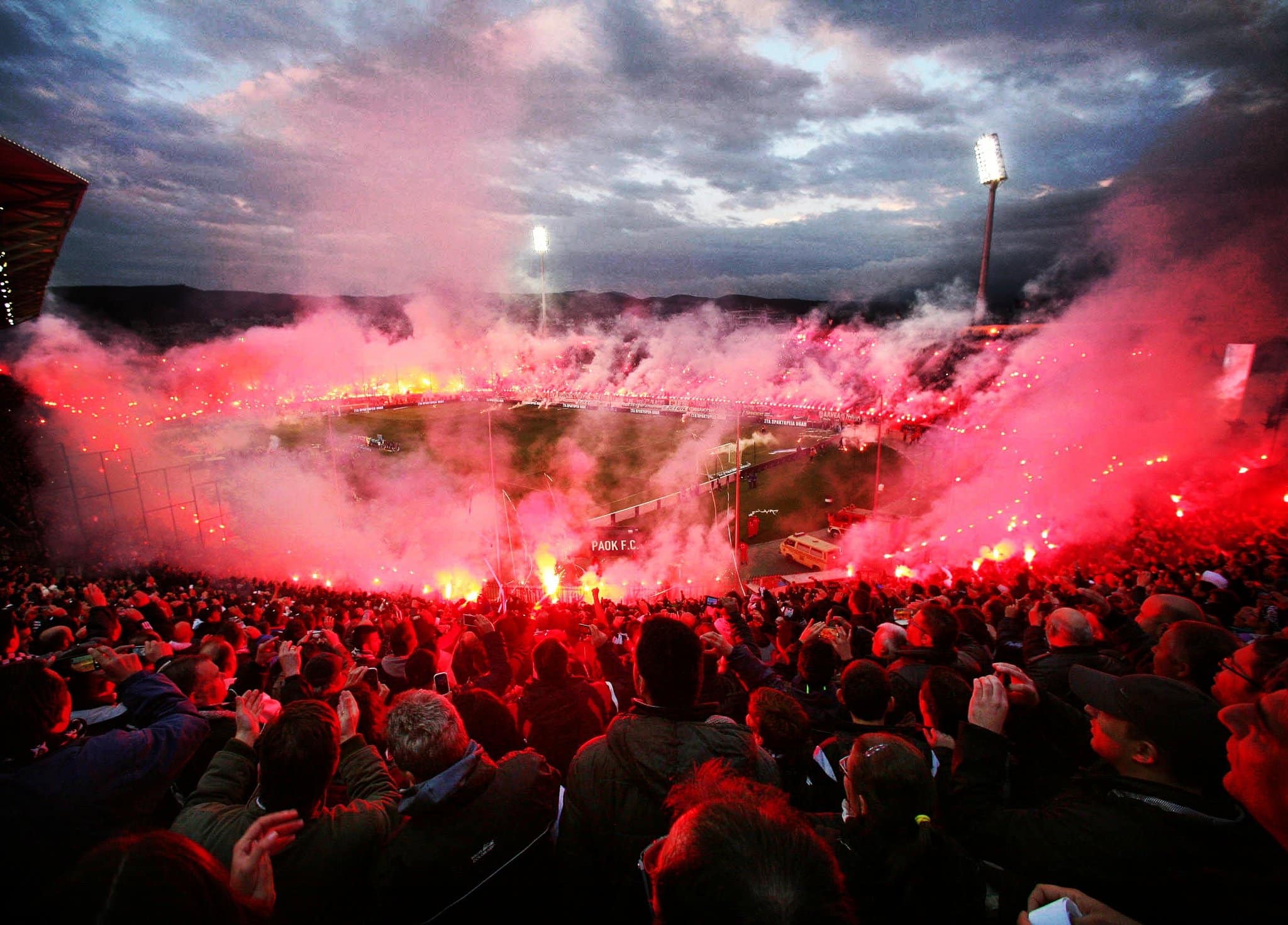 Ambiance toumba paok Thessalonique