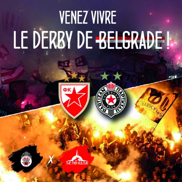 derby de Belgrade 2023 avec Fudbalski Hram