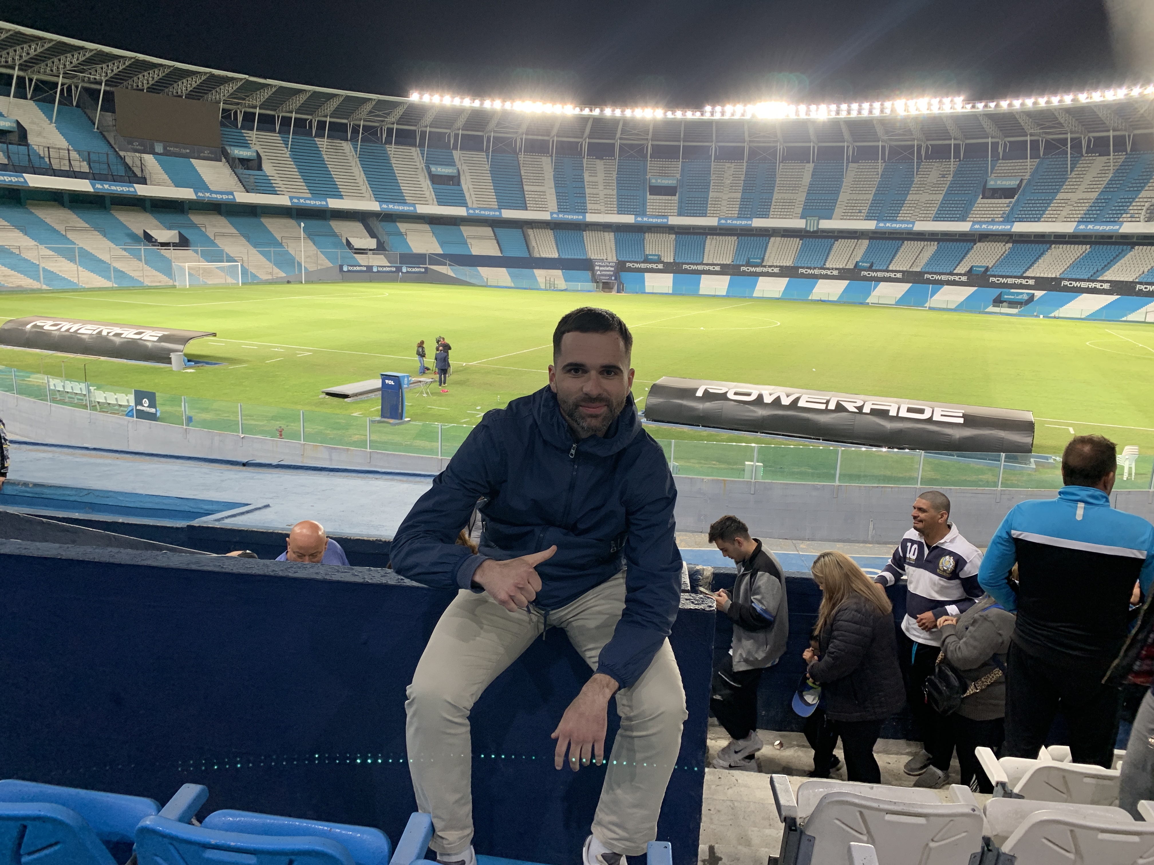 Vue sur le Cilindro racing football argentine