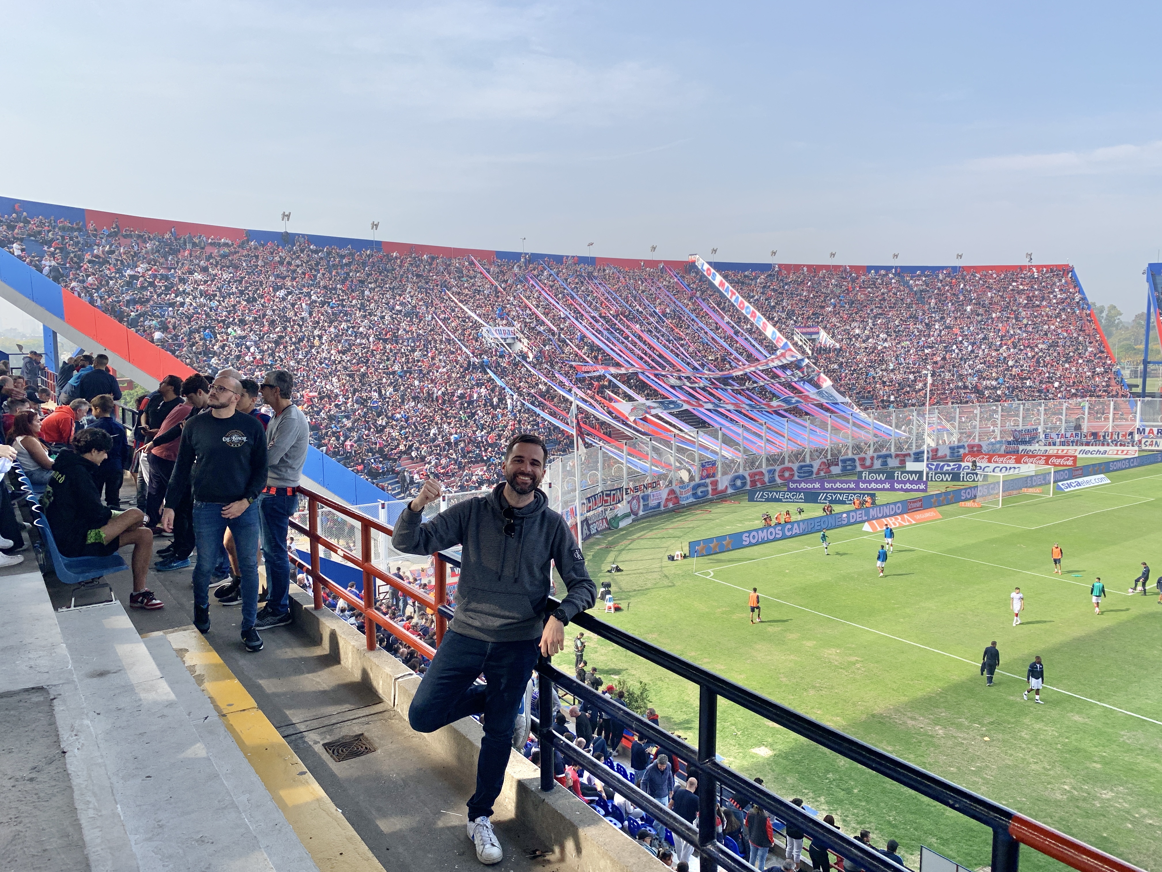 Place san lorenzo nuevo gasometro voyage foot argentine