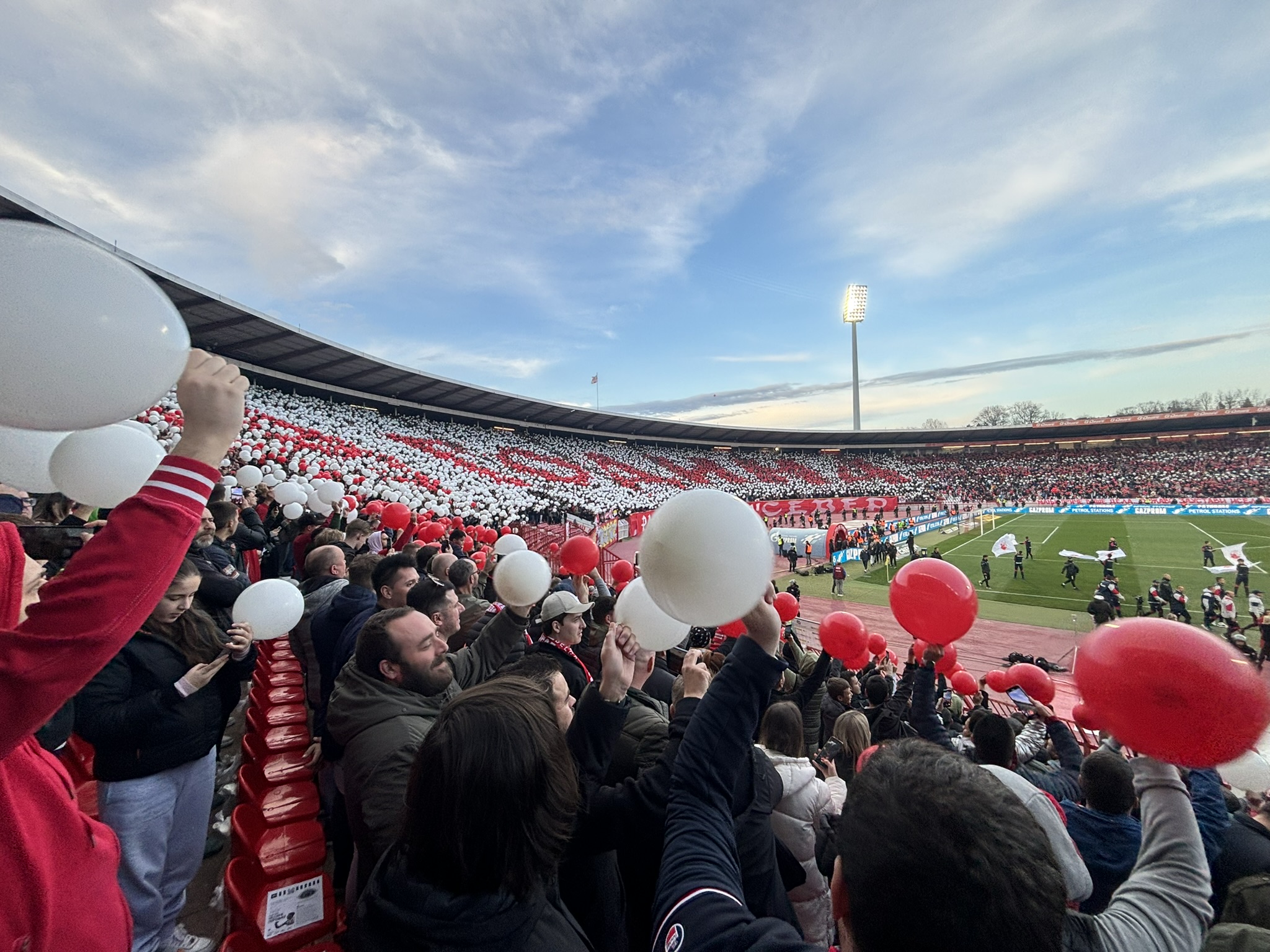 tifo derby éternel belgrade the fan kultur