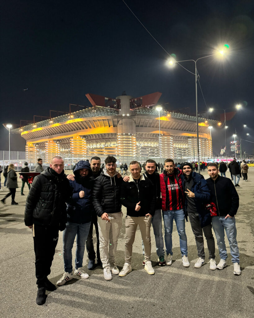 weekend foot en groupe à san siro avec the fan kultur