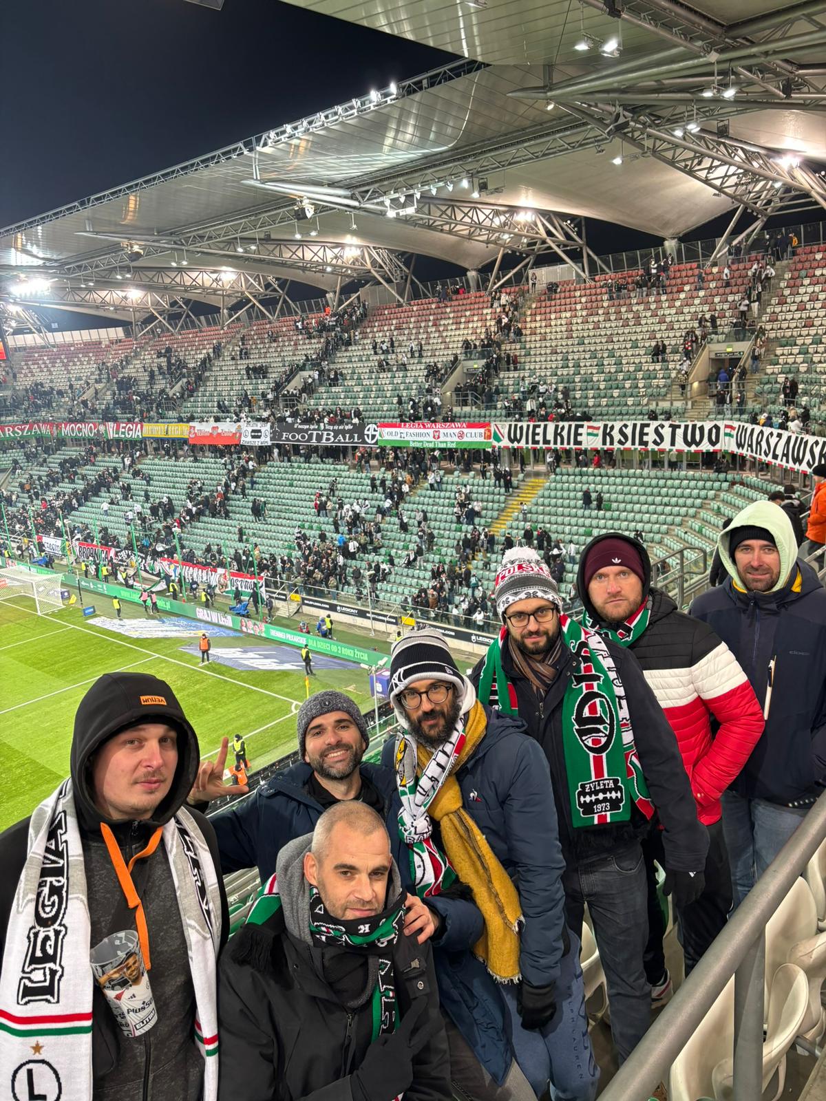 voyage foot organisé au legia varsovie avec The Fan Kultur