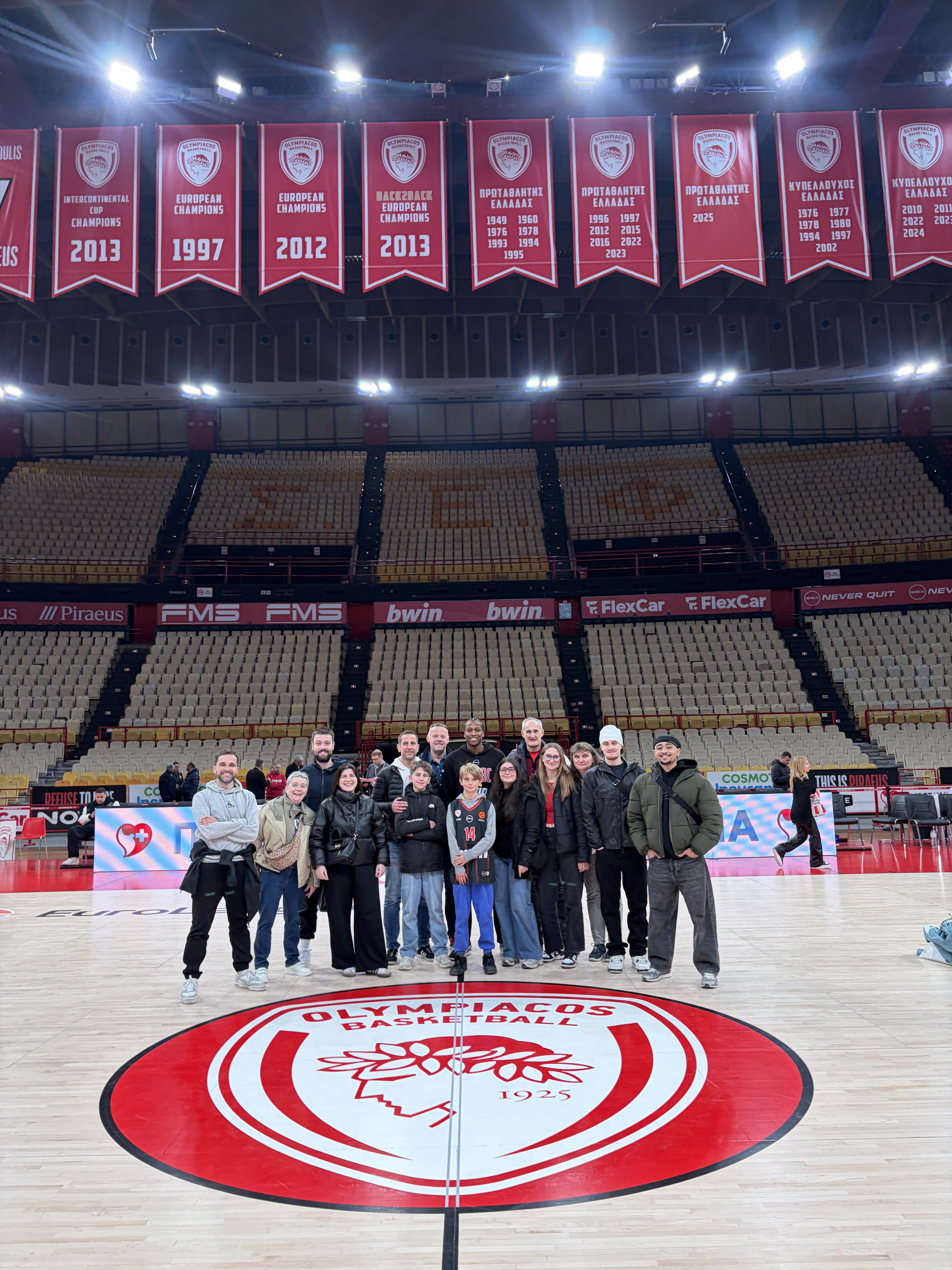 weekend basket à Athènes Olympiacos euroleague avec the fan kultur agence de voyages foot