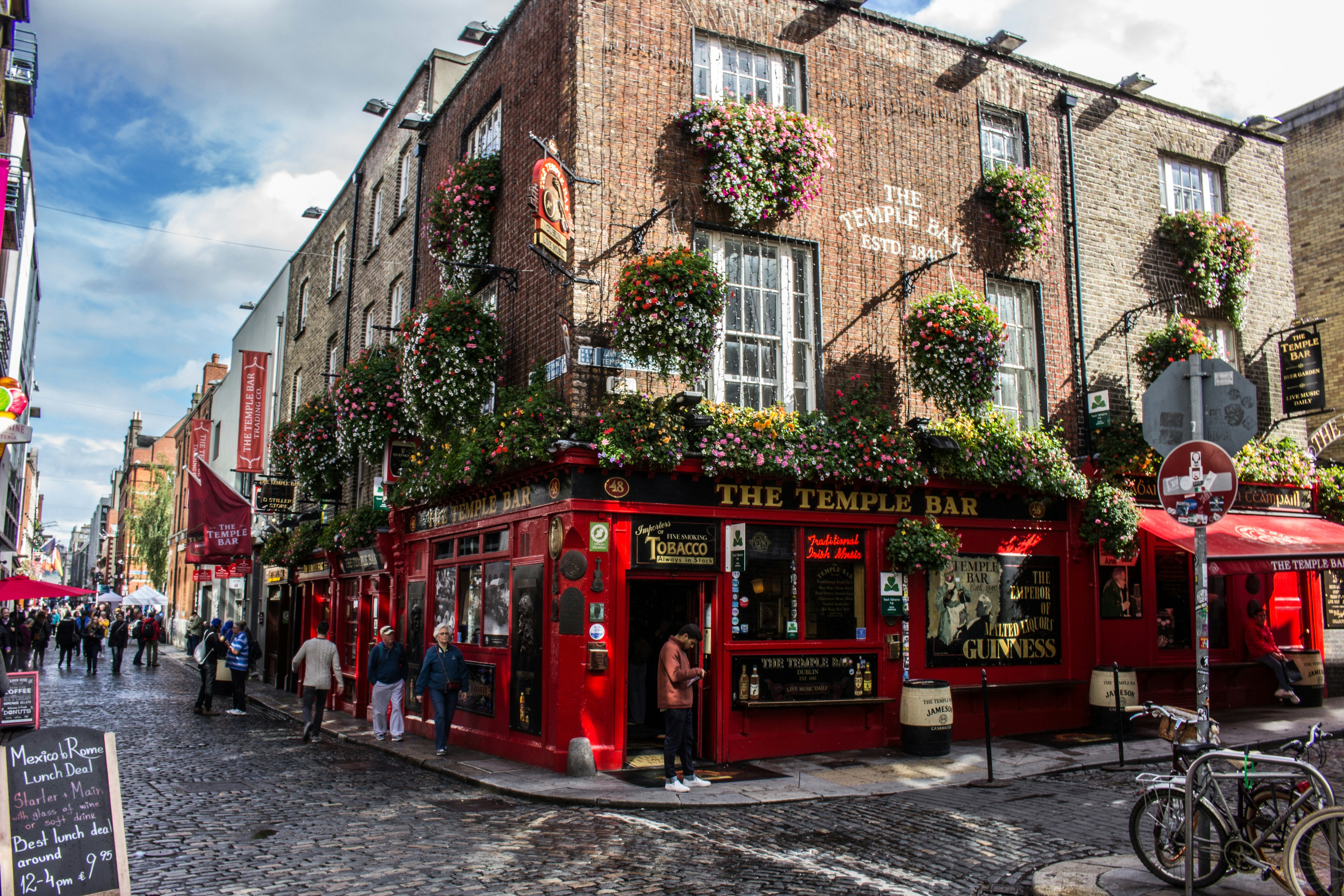Dublin Temple Bar voyage foot Irlande