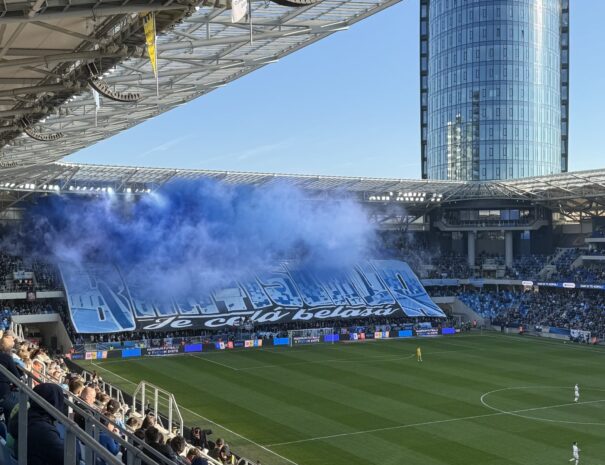 Slovan Bratislava tribune derby Slovaquie