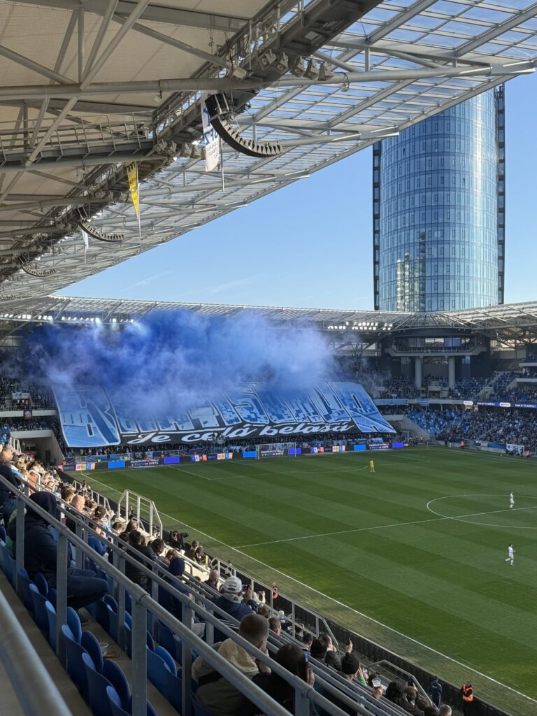 Slovan Bratislava tribune derby Slovaquie