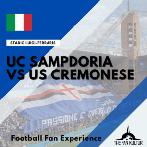 weekend foot à Gênes Sampdoria place agence de voyages The Fan Kultur
