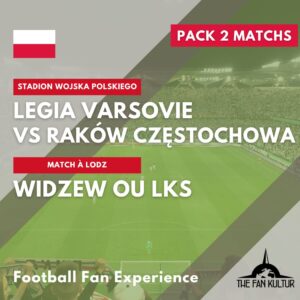 weekend foot varsovie pack 2 matchs pour découvrir l'ambiance du legia et Lodz