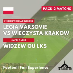 weekend foot varsovie pack 2 matchs pour découvrir l'ambiance du legia et Lodz widzew ou lks