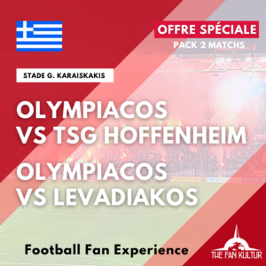 weekend foot Olympiacos Coupe d'Europe Athènes Karaiskakis stadium avec the fan kultur TSG Hoffenheim + Levadiakos