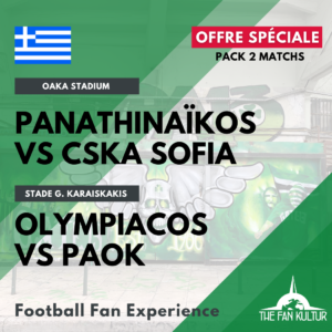 weekend foot athènes panathinaikos voyage foot organisé the fan kultur Coupe Europe CSKA Sofia + olympiacos vs PAOK