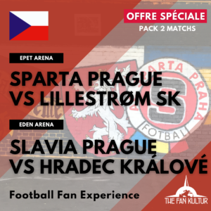Weekend foot avec The Fan Kultur Coupe d'Europe Sparta Prague Lillestrøm SK + Slavia prague vs Hradec Králové