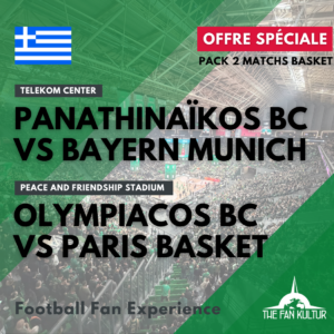 weekend basket euroleague à athènes olympiacos paris et Panathinaïkos bayern voyage basket organisé