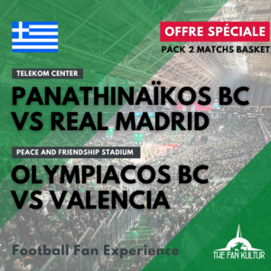weekend basket euroleague à athènes olympiacos valencia et Panathinaïkos real madrid voyage basket organisé