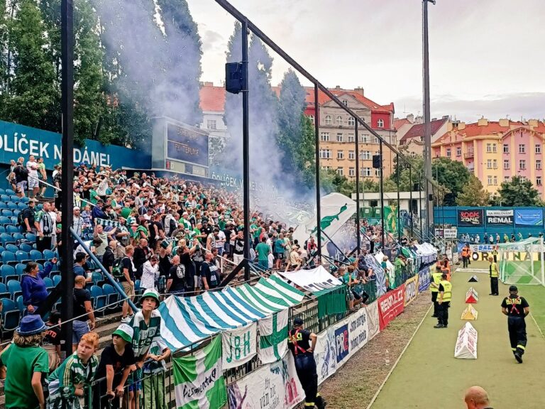 voyage foot à Prague avec the fan kultur Bohemians 1905