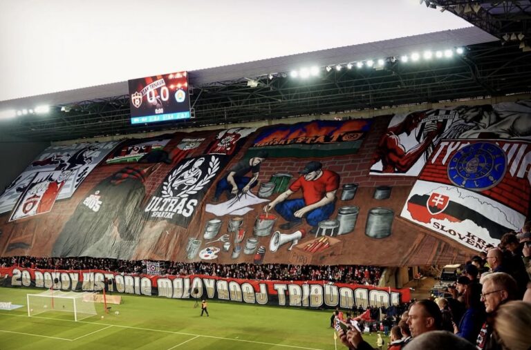 Spartak Trnava tribune derby Slovaquie